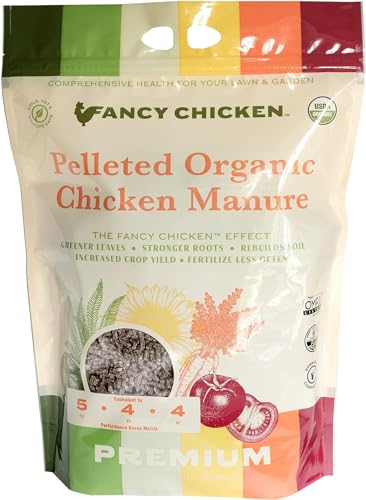 Fancy Chicken Premium Manure – 15lb Pelleted Organic Chicken Manure Fertilizer with Natural Performance Enhancers | All-Natural Plant Food Ideal for Vegetables Gardening & Farming USDA