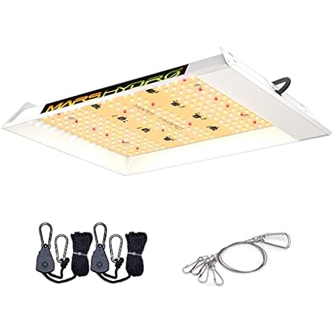 MARSHYDRO TS 600W LED Grow Light 2x2ft Coverage Sunlike Full Spectrum Grow Lamp Plants Growing for Hydroponic Indoor Seeding Veg and Bloom Greenhouse Growing Light Fixtures Four for 4x4 Footprint Cover