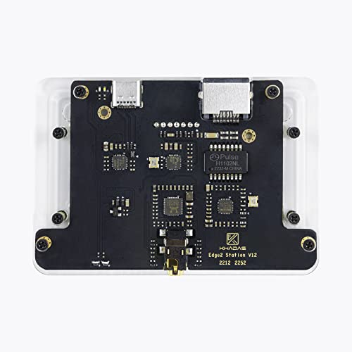 Image of Khadas Edge2 Station Extension Board for Edge2 Single Board Computer with 10 /100M Ethernet Port, USB-C Port, 3.5mm Headphone Jack, UART for Debugging and External Audio DAC
