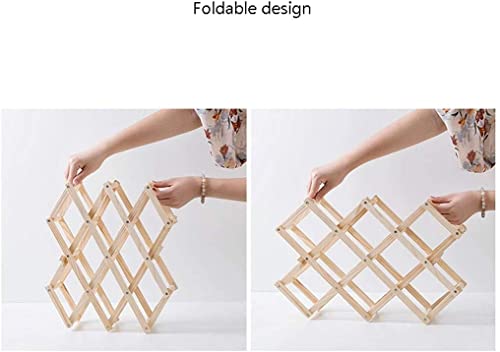Soporte para botellas de vino RUVOO de madera para 10 botellas miniatura 5