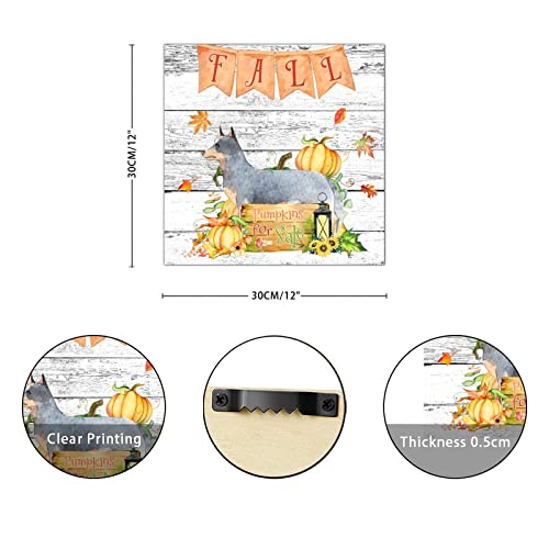 Plaque en bois de citrouille Fall Pumpkins Sale cadeau idéal maison - 3