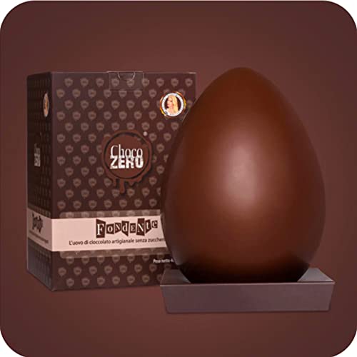 Choco Zero Uovo di Cioccolato FONDENTE. Senza