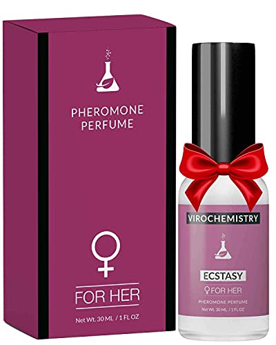 Pheromones For Women (Ecstasy) - Elegant, Ultra Strength Organic Fragrance Body Perfume (1 Fl. Oz)