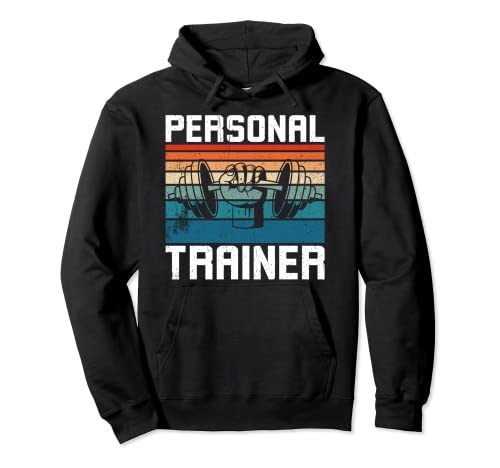 Personal Trainer Health and Fitness Coach Felpa con Cappuccio