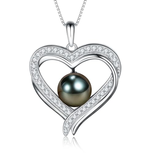 Mothers Day Gifts for Mom, Wife, Women - Tahitian Black Pearl Necklaces, Fine Jewelry for Anniversary, Birthday, Valentine's Day