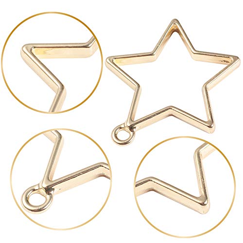 Frame Pendant Open Bezel Charms Diy Craft Resin Jewelry Making Metal Casting Mold Pendant Set Diy Mold Resin Jewelry… - Afbeelding 4