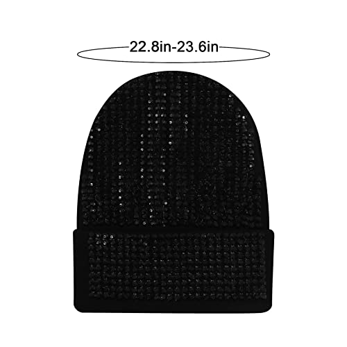 Gorro Beanie de Invierno con Pedrería para Mujer miniatura 7