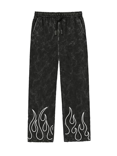 Image of fanideaz Mens Cotton Baggy Trackpant for Men | Streetwear Loose Fit Track Pants for Men | Comfortable Breathable Cotton Casual Wear Lower for man Stylish