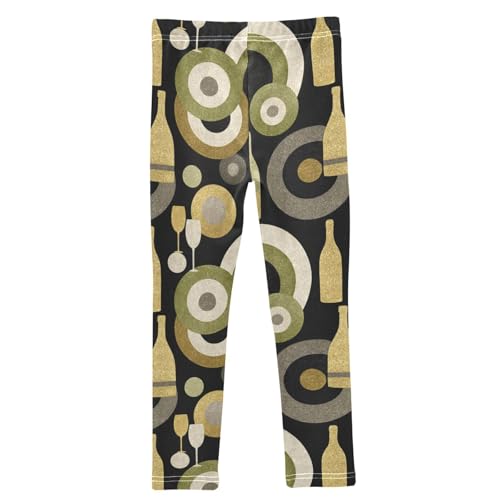 Girls Leggings Comfortable,Casual Stretch Pants,Kids Toddlers Tights Trousers for Dance Yoga Workout Size 4-102