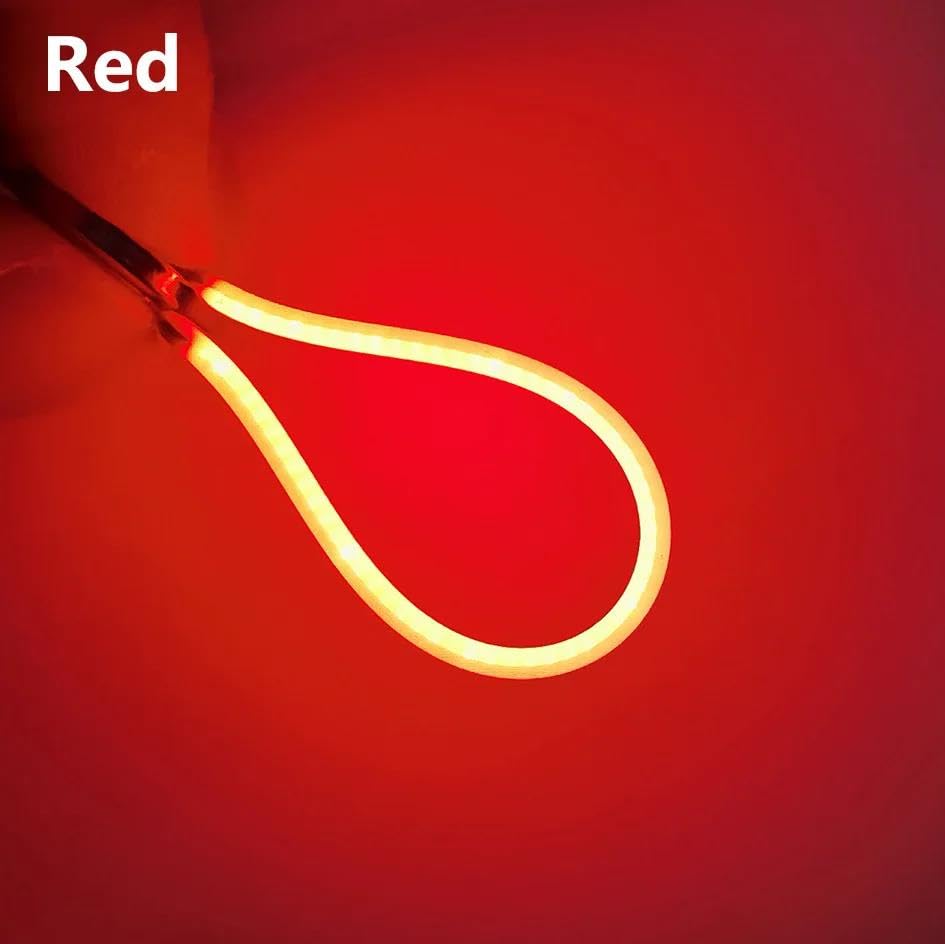 LEDLOCLB Flexible Led Filament 6Pcs Led 3V 185Mm 145Mm 95Mm 60Mm Blue Red Green Edison Bulb Parts Bendable Led Flexible Filament Accessories Light Source Accessories,Red,60Mm - 6 Pieces