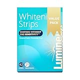 Luminex Teeth Whitening Strips - 21 Treatments, 42 White Strips - Lemieux Peroxide-Free Kit Natural Formula - Enamel-Safe Lumino Teeth Whitener - Sensitivity-Free Luminox Technology (Pack of 1)