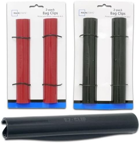 Mainstay s 17261 - Paquete de 2 clips para bolsa con clip EZ-Clip - 6 paquetes