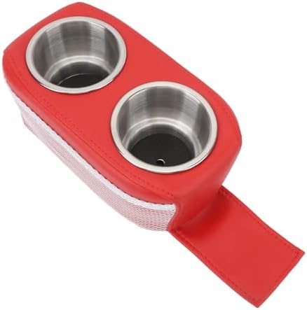 Fockety Pontoon Double Drink Holder, Universal Stainless Steel Cup Holder, Portable Pontoon Boat Cup Holder, Car Cup Holder for Boat Yacht RV Car Seats