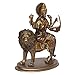 Kartique Resin Maa Durga Idol Sitting On Lion Ma Sherawali Murti Devi Statue for Home Mandir Office Living Room Shop Gift Navratra Puja Height 10 Inch Bronze Color