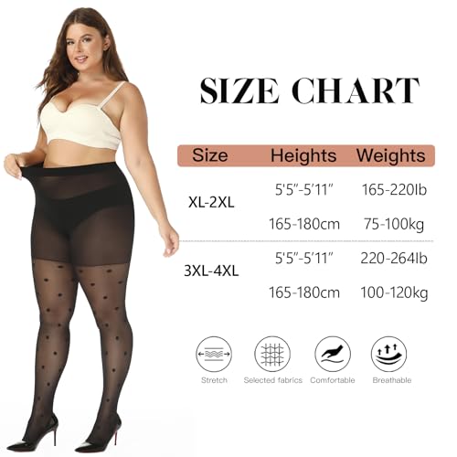Wiliw POLKA DOT TIGHTS Dot Plus Size Tights thumb #5