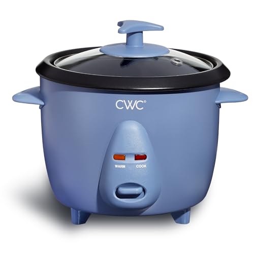 Image of COOK WITH COLOR 6 Cup Rice Cooker 300W - Effortless Cooking and Perfectly, Cooks 3 Cups of Raw Rice for 6 Cups of Cooked Rice, Navy