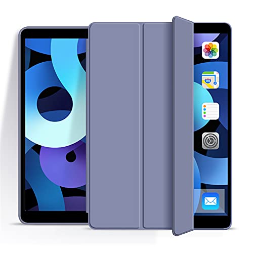 Aoub Case for iPad mini 1/2/3, Ultra Slim Lightweight Trifold Stand Smart Auto Sleep/Wake Cover, Soft TPU Silicone Back Case for iPad mini 1st/2nd/3rd Generation 7.9 inch, Purple