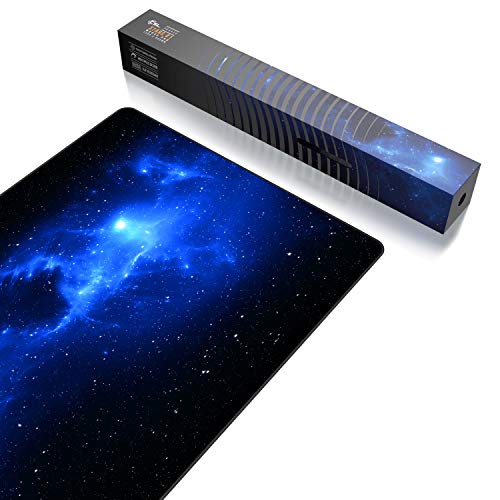 TITANWOLF - Alfombrilla de Ratón de Gran Tamaño 1200x600mm - Mouse Pad Gaming XXXL – Motivo Space - Precisión y Velocidad en Juegos - Antideslizante - Superficie de Tejido - para Ratón y Teclado - imagen 6