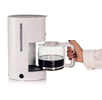 Ariete Breakfast 1395 Filterkaffeemaschine, Kaffeemaschine für Kaffee Americano, bis zu 12 Tassen, Wasserstandsanzeige, Beheizte Platte, Abwaschbarer Filter & Filterhalter, Tropfschutz, Weiß – Ansicht 3