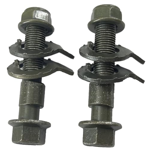 2pcs 16mm Adjustable Camber Correction Alignment Kit Fit Front Wheels Cam Bolts Compatible with Acadia Civic CR-V Element HR-V Odyssey Pilot
