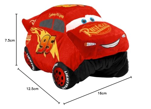 Pillow Pets Disney Pixar Cars 3, Lightning McQueen, 16" Stuffed Plush Toy