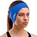 AqtivAqua Swimming Headband Swim Ear Band Protection Cover Swim Headband for Kids Adults Men Women Toddlers Ear Plugs in (Color: Navy, Size: X-Large)