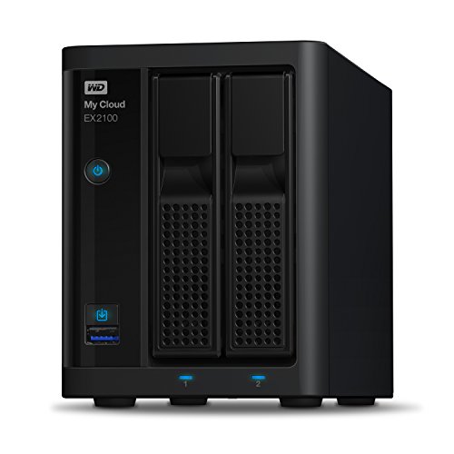 Western Digital Diskless My Cloud EX2100 Expert Series 2-BAY NAS dysk twardy – LAN – wdbwaz0000nbk-EESN