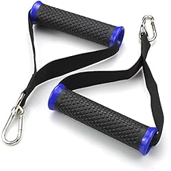 Poleas Caseras Para Hacer Ejercicio aupawdy 2 Piezas Asas de Resistencia agarre polea gym Manija Resistencia para Ejercicios para Gimnasio Yoga Entrenamiento de Fuerza Entrenamiento