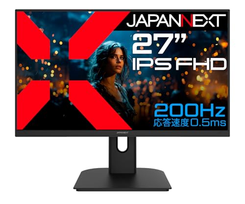 Amazon.co.jp: JAPANNEXT 27インチ IPSパネル搭載 200Hz対応