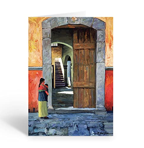 Image of Stonehouse Collection | Variety of 10 Mexico Note Cards | Mexico | USA Made | Set of 10 Blank Note Cards (Assorted)