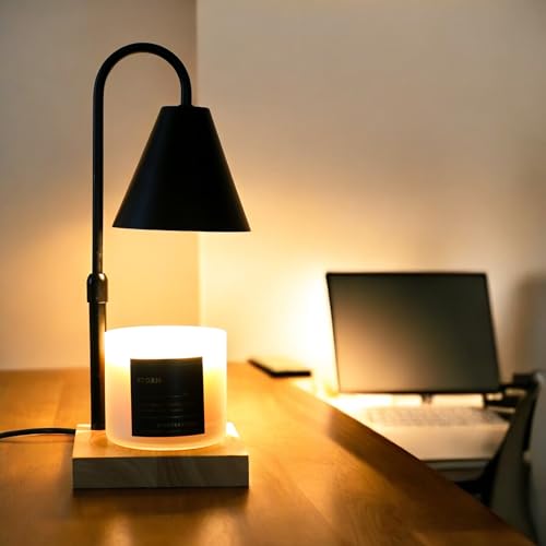 Candle warmer lamp with dimmer, dimmable, adjustable height, wax warmer, new home, decor, house warming