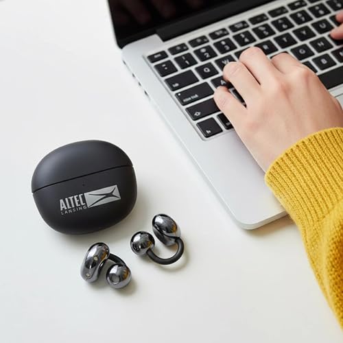 Image of Altec Lansing Clip 2.0 Open Wearable Wireless Bluetooth Earbuds with Charging Case, 6-Hour Battery, Auto Pairing, Sport Earbuds with 24-Hour Playtime