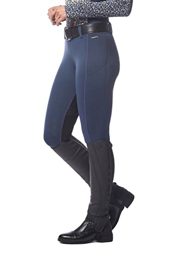 Image of Kerrits Women's Flex 3.0 Full Seat Horse Riding Tights - Lightweight Equestrian Leggings with Secure Grip and Pockets