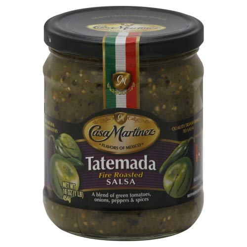 Casa Martinez Salsa Tatemada Green Fire Roasted Pack de 2