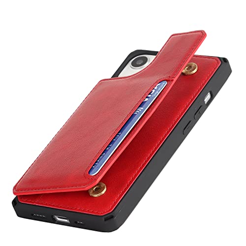 Funda iPhone 13 tipo billetera iCoverCase cuero flip cover antichoque con imán 7