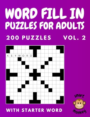 Word Fill In Puzzles for Adults: Vol.2 | 200 Fill Ins Word Puzzles With Starter Word | 15.000 Words To Fill-In | Word Puzzle Book For Adults | Fill In Puzzle Book | Brain Teaser | Activity Puzzle Book image 2