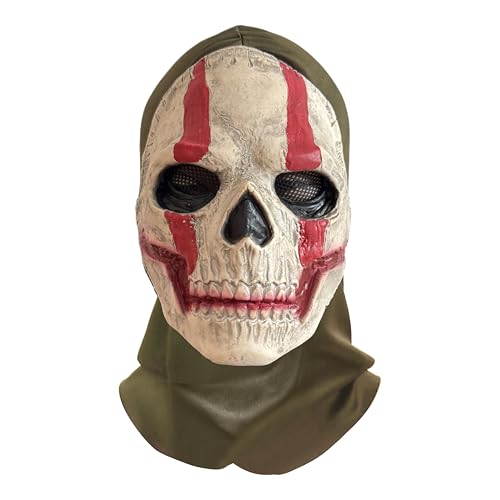 Ghost Mask Skull Full Face Mask for War Game Outdoor Sport (multicolored5 one Size)