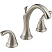 Delta Faucet 3592LF-SS Addison Two Handle Widespread Bathroom Faucet, Stainless