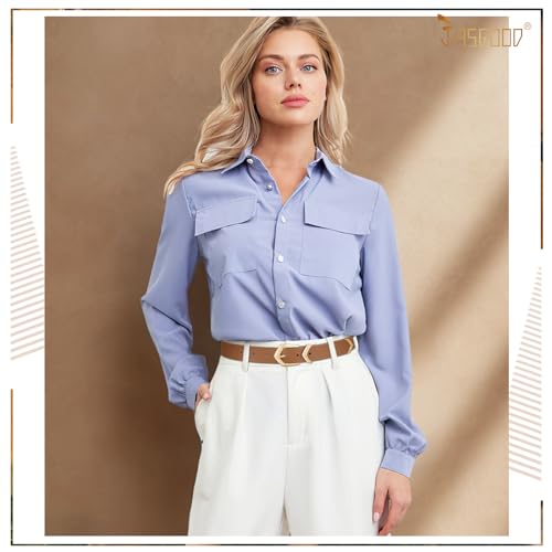 JASGOOD Women Plus Size Leather Belt Trendy Ladies Belt for Jeans Pants Dress with Gold Buckle4