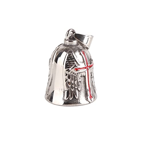 Estink Motorcycle Ride Bell Bike Safety Bell Stainless Steel Guardian Bell with Durable Design for Motorcycles Trucks