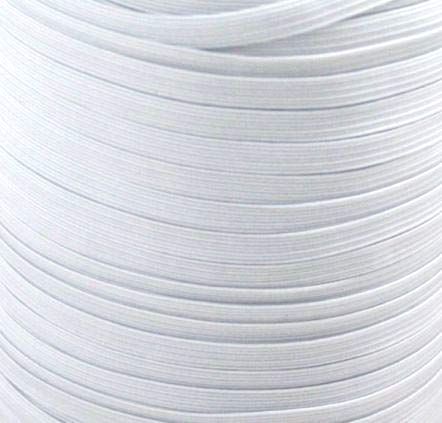 Little Smile 10mm White Elastic for Face Masks 200 Meter Long(219 Yards) High Tensile Strength Used in Mask, Tailoring, Sewing, Fashion Designing, Boutique, Stitching, Alteration etc 1