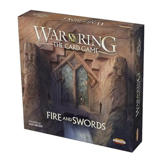 Ares Games | Guerra dell'Anello - Fuoco e Spade | Gioco di Carte | Età 13+ | 1-6 Giocatori | Tempo di gioco: 60 minuti