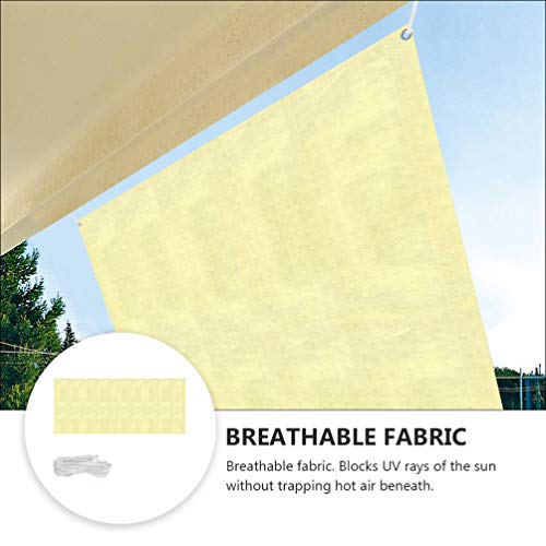 Angoily Sun Sail Shade UV Bloco de Jardinagem Tecido Abrigo Dossel Toldo Dossel Sombra À Prova D' Á