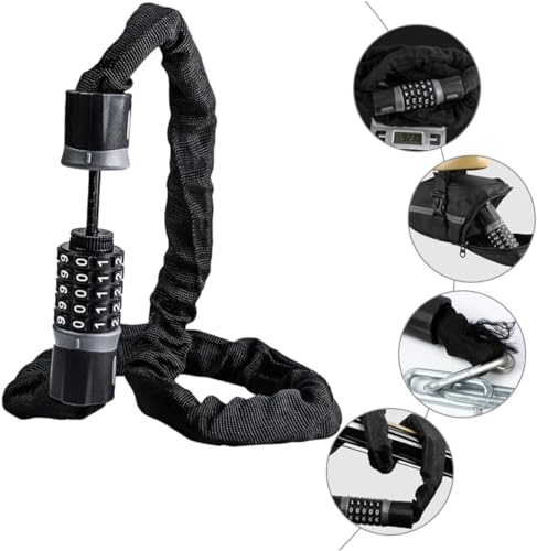 Cadenas de vélo pliable en U avec combinaison de sécurité - 3
