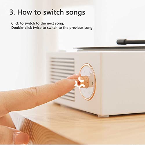 LIHUAN Retro Atomico Giradischi in Vinile Scheda