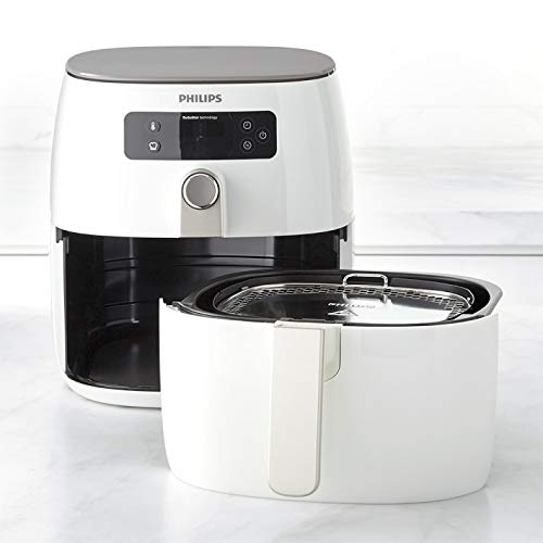 Philips TurboStar Technology Airfryer, Digital Interface, 1.8lb/2.75qt (White)