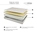 Signature Design by Ashley Queen Size Chime 8 Inch Medium Firm Memory Foam Mattress with Green Tea & Charcoal Extract