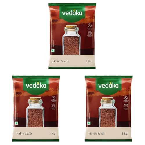 Image of Amazon Brand-Vedaka Halim Seeds | 1Kg (Pack of 3)
