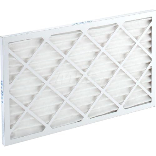 Pro - Source 15x25x1 Pleated Air Filter Wire-Backed Pleated MERV 8 Synthetic Paperboard Frame 300 FPM 800 CFM Use with Any Unit