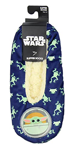 Bioworld Star Wars Grogu Baby Yoda Slippers Frog Character Slipper Socks With No-Slip Sole For Women Men4